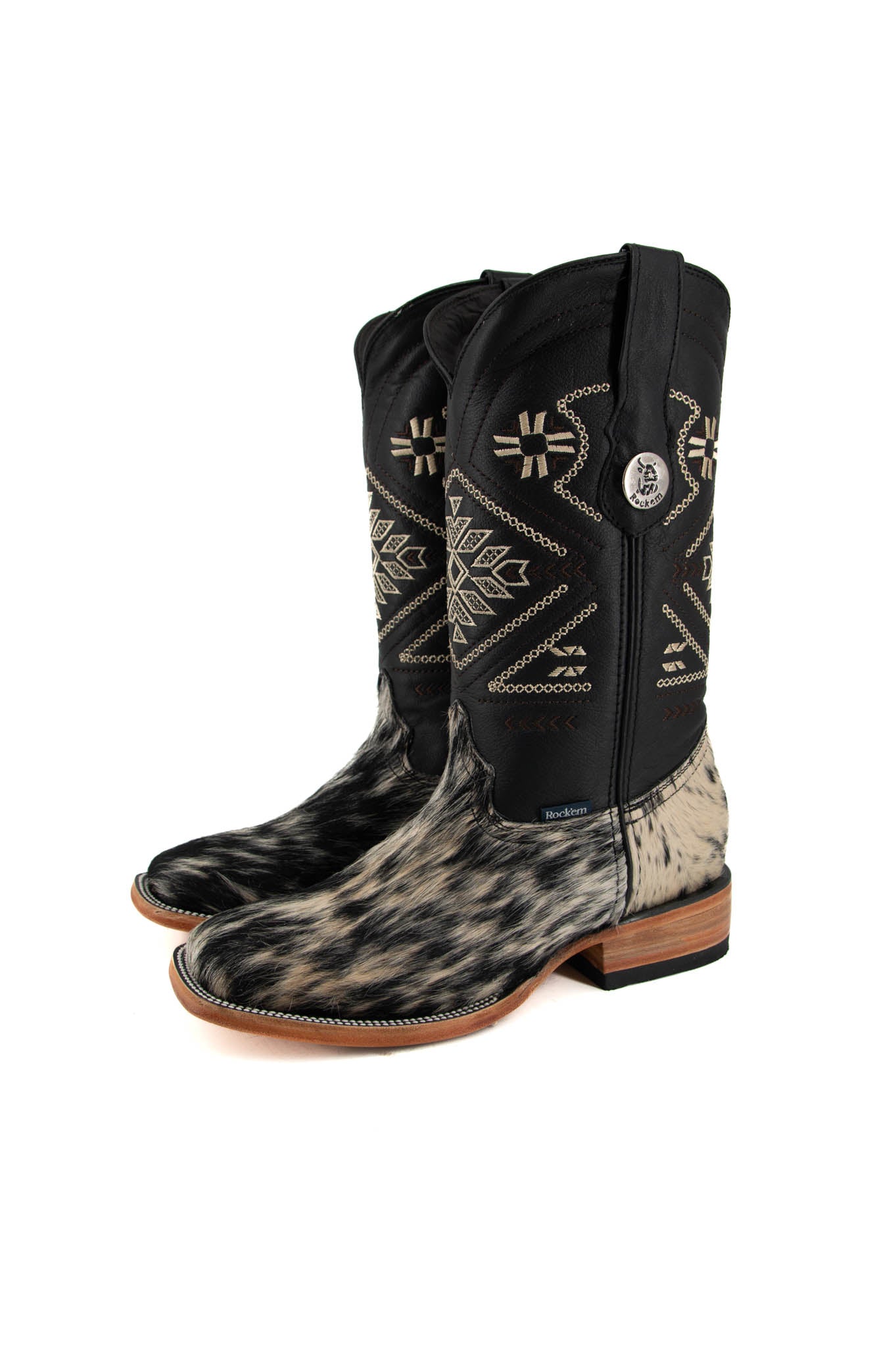 Est. Azteca Lady Pelo Cowhide Women's Boot Size 8 Box 2M