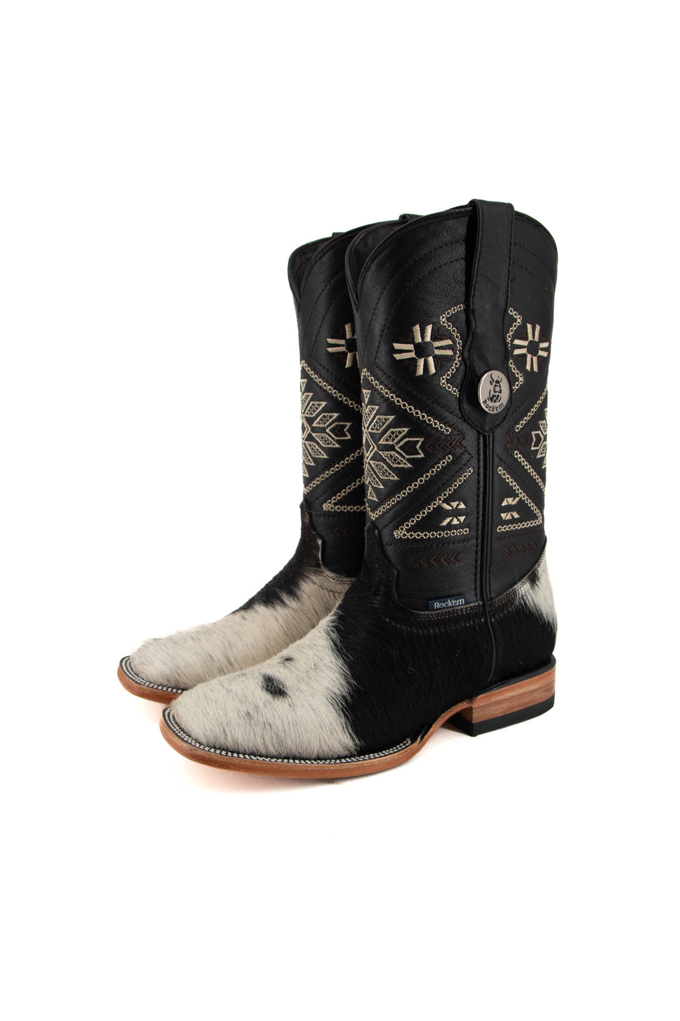 Est. Azteca Lady Pelo Cowhide Women's Boot Size 6 Box 2M