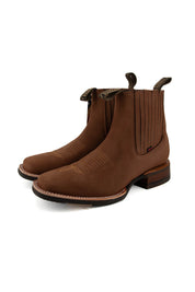 Men's Botin Bessero Hule Nobuck Square Toe