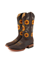 Cruzalta Girasoles Square Toe Cowgirl Boot