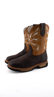 Rock'em Big Ranch Cafe/Miel NON-STEEL TOE Work Boot