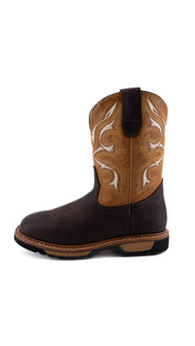 Rock'em Big Ranch Cafe/Miel NON-STEEL TOE Work Boot