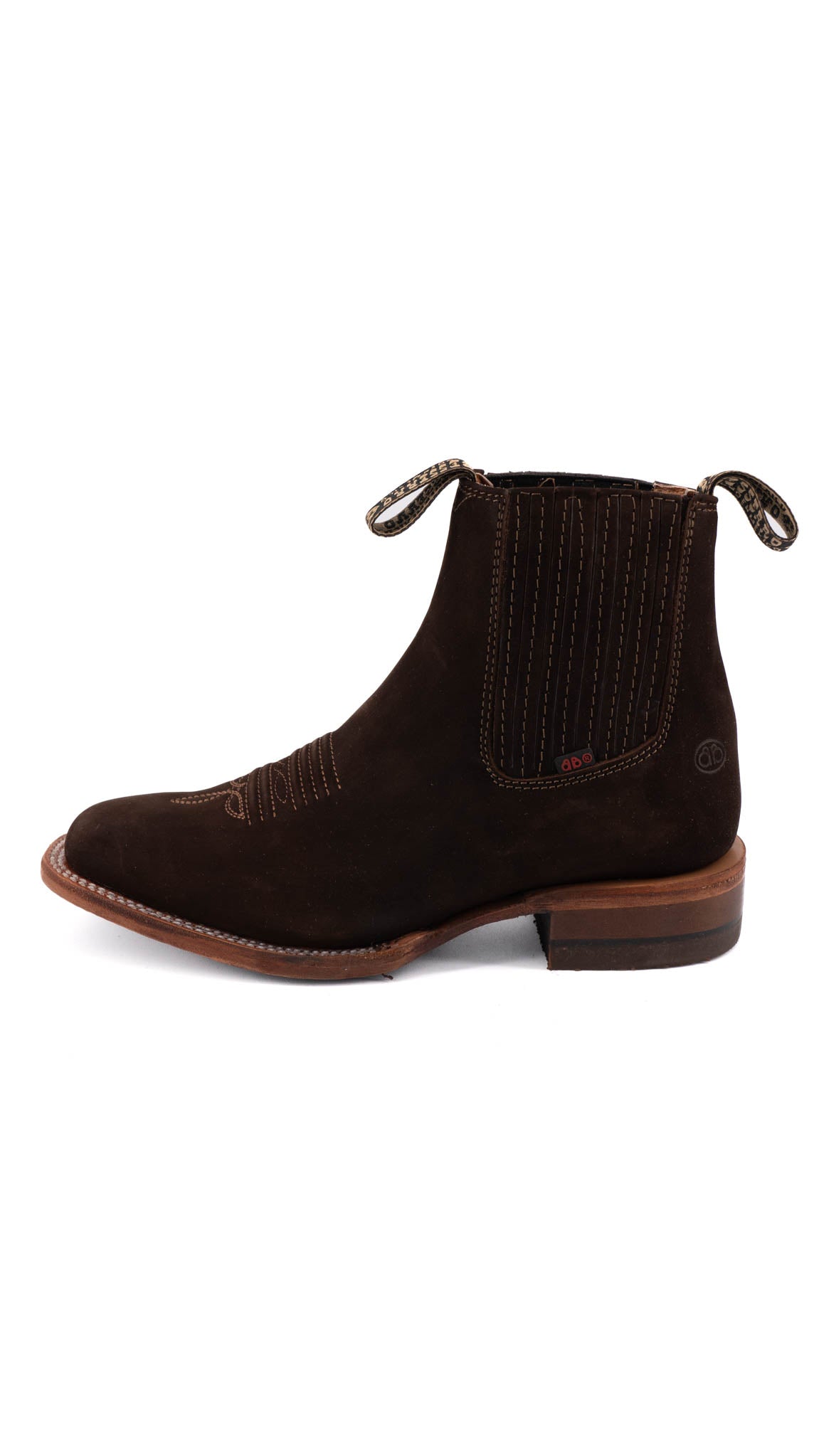 Women's Nobuck Bessero Cuero Western Botin