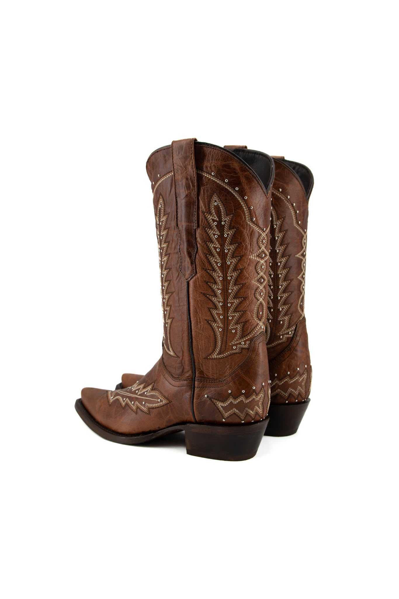 Rosario Cedro Camel Snip Toe Cowgirl Boot