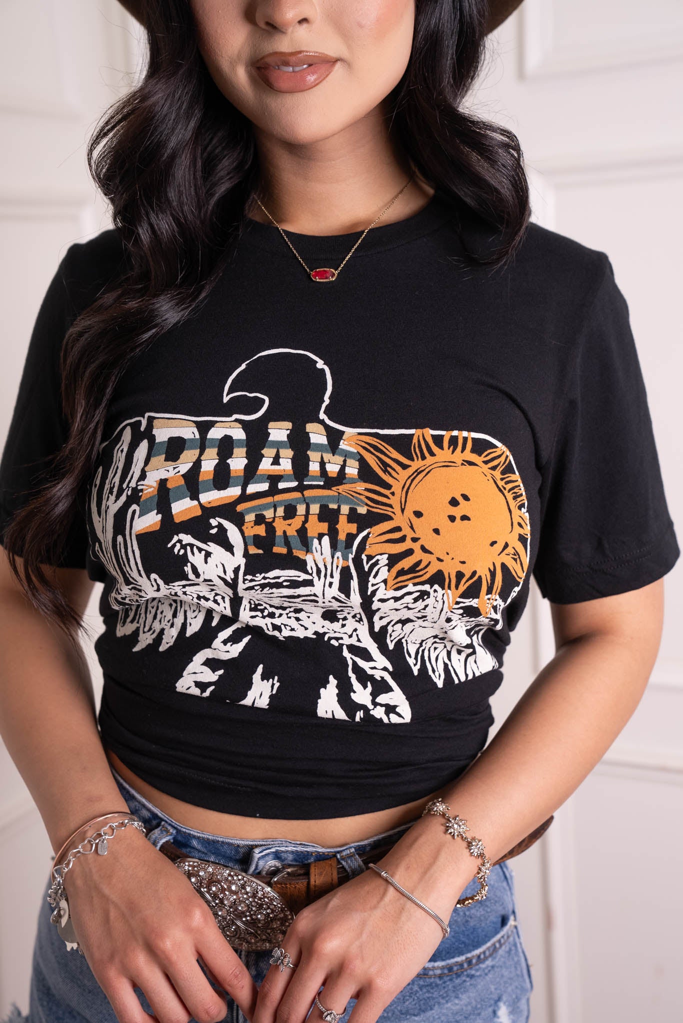 Roam Free Western Graphic T-Shirt JJ