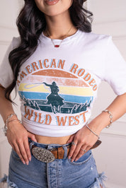 American Rodeo Wild West Graphic T-Shirt JJ