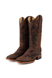 Fatima Square Toe Cowgirl Boot FINAL SALE