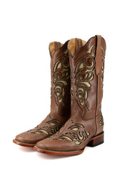 Fatima Square Toe Cowgirl Boot FINAL SALE