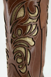 Fatima Square Toe Cowgirl Boot