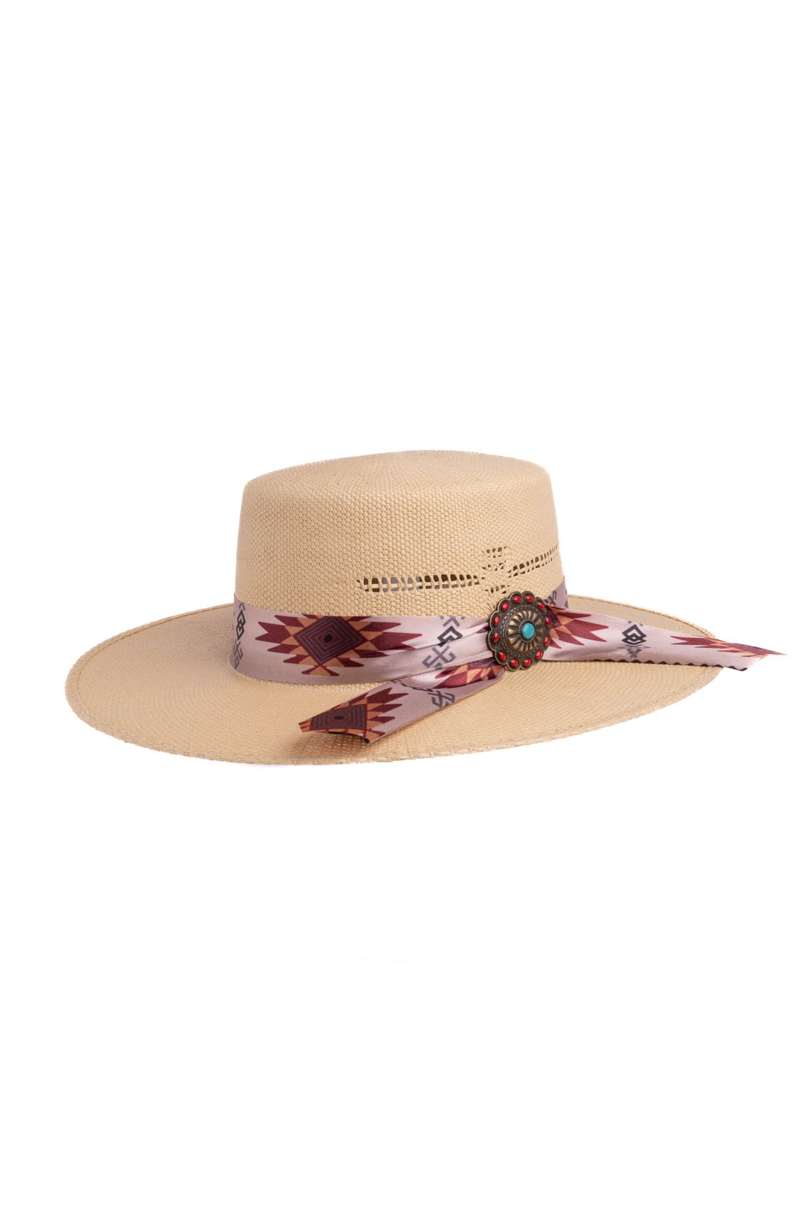 Daisy Boater Kids Straw Hat