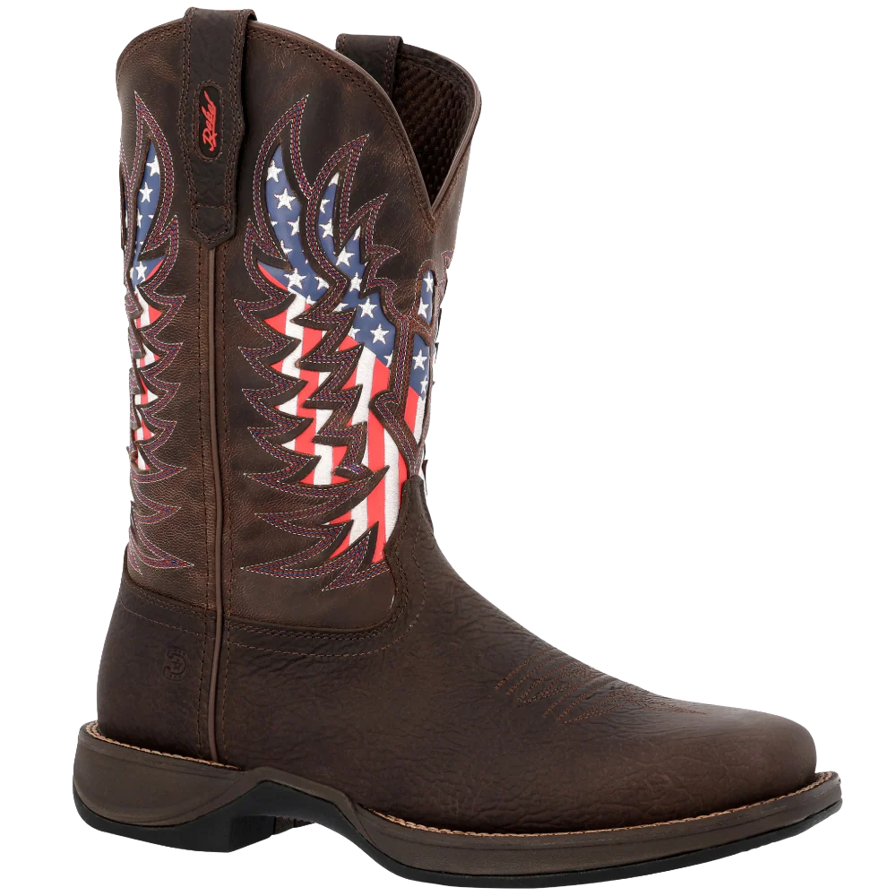 Durango DDB0519 Rebel American Graphic Ultra Lite Brown Western Boot