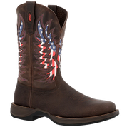 Durango DDB0519 Rebel American Graphic Ultra Lite Brown Western Boot