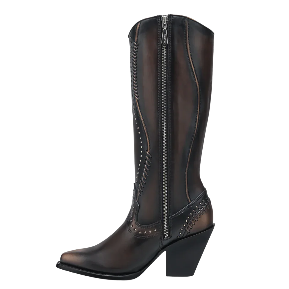 Cuadra CC260 LD Zipper & Woven & Studs Snip Toe