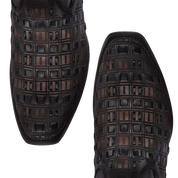 Cuadra CU940 MN Crust Laser & Woven & Zipper Narrow Square Toe