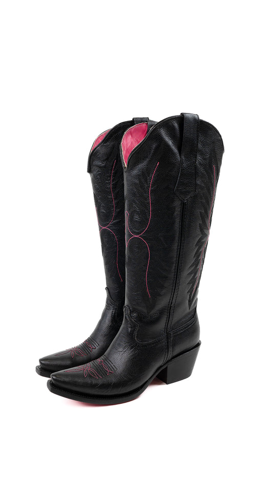 SHANIA Red western boot for sensitive feet/ Hallux Valgus – Glamille