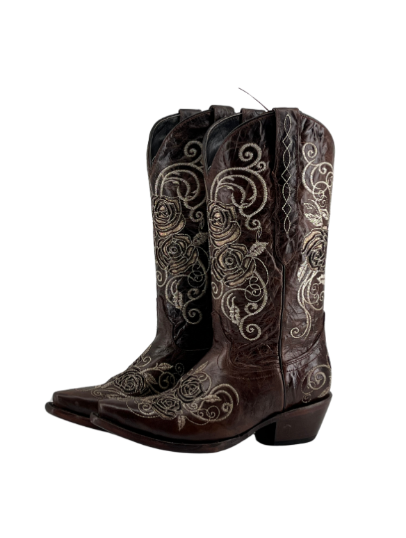 Rosal Snip Toe Cowgirl Boot FINAL SALE