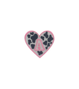 Heart Shape Print Letter Hat Patch