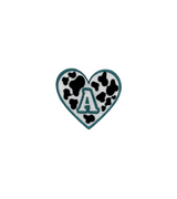Heart Shape Print Letter Hat Patch