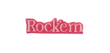 Rock'em Logo Hat Patch