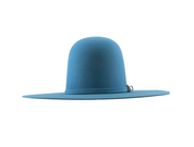 Rock'em 4X Sky Blue Open Crown Felt Cowboy Hat