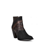 Cuadra CU618 LD Black Stingray Laser & Woven Round Toe