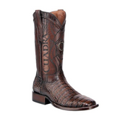 Cuadra CU620 MN Porto Maple Caiman Laser & Embroidery Square Toe