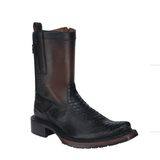 Cuadra CU738 MN Black & Brown Python Zipper Boot