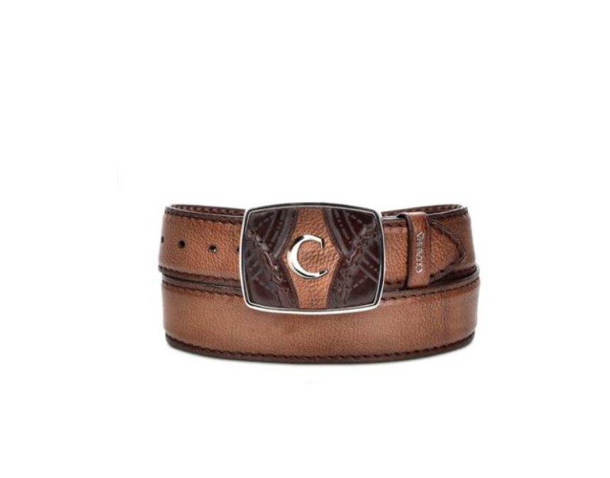 Cuadra BC202 MD Almond Deer Lazer Belt
