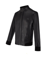 Cuadra JC159 MD Black Natural Zipper Jacket