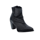 Cuadra CU948 LD Oxford Laser & Embroidery & Studs & Zipper Round Toe