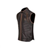 Cuadra JC190 MN Brown Zipper Vest