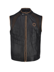 Cuadra JC190 MN Brown Zipper Vest