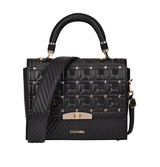 Cuadra DU407 LD Black Stingray Embroidery & Crystal Bag