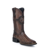 Cuadra CU975 MN HoneyCaiman Studs & Embroidery & Woven Square Toe