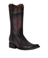 Cuadra CU679 MN Arauco Chocolate Caiman Laser Narrow Square Toe