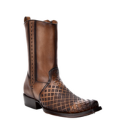 Cuadra CU674 MN Over Maple Laser & Woven Narrow Square Toe