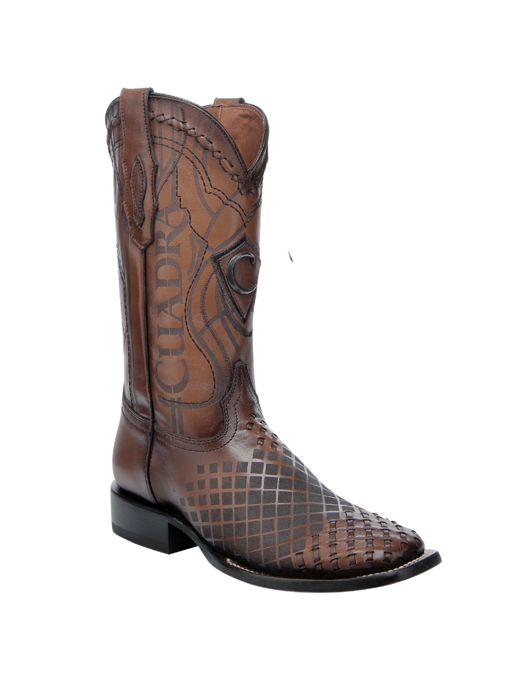 Cuadra CU500 MN Over Honey Laser & Embroidery & Woven Square Toe