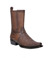 Cuadra CU406 MN Honey Zipper & Studs Narrow Square Toe