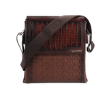 Cuadra DU644 MN Honey Caiman Stamp Bag