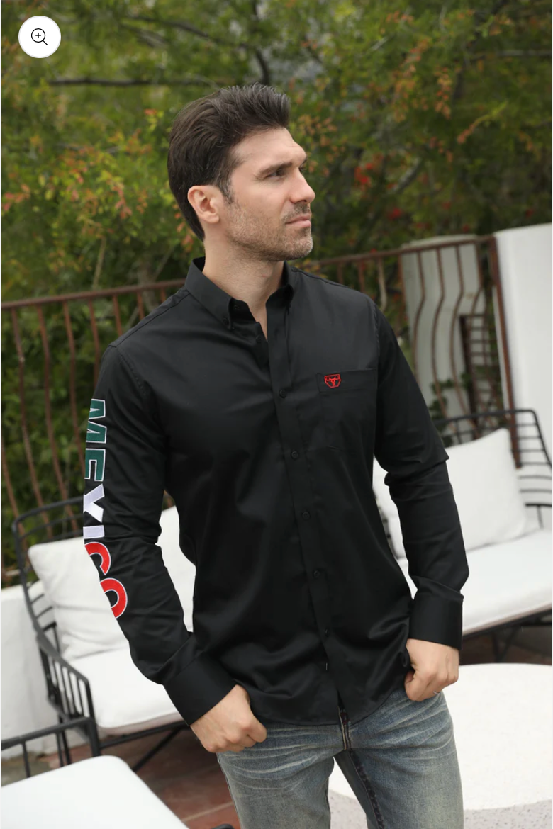 Platini Long Sleeve Rolex Mexico Button Up