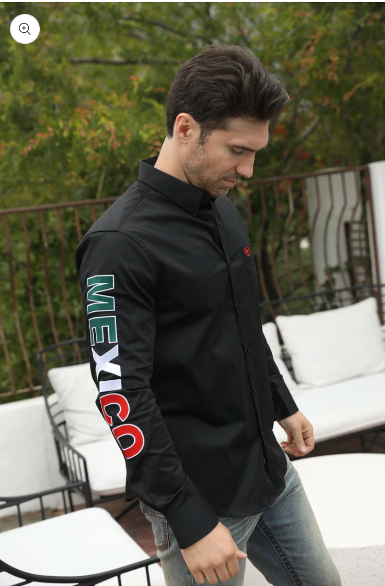 Platini Long Sleeve Rolex Mexico Button Up