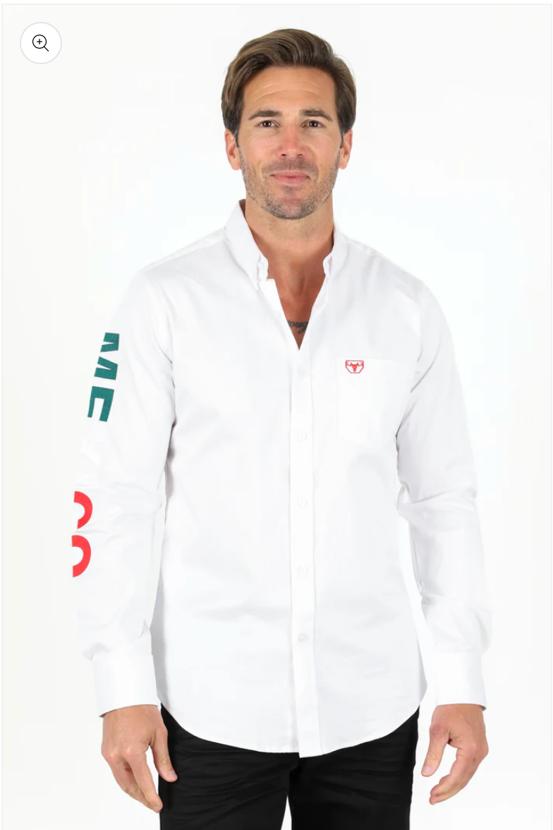 Platini Long Sleeve Rolex Mexico Button Up