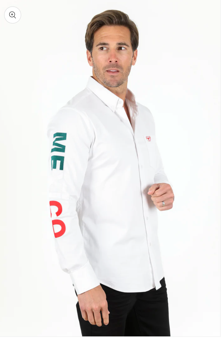 Platini Long Sleeve Rolex Mexico Button Up