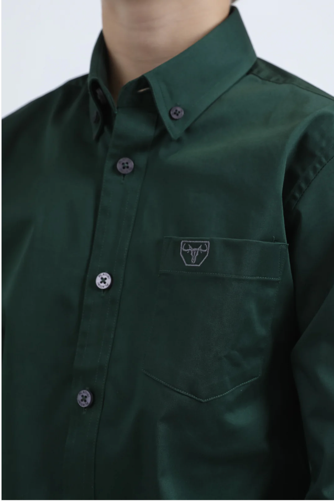 Platini Kids Long Sleeve Rolex Button Up