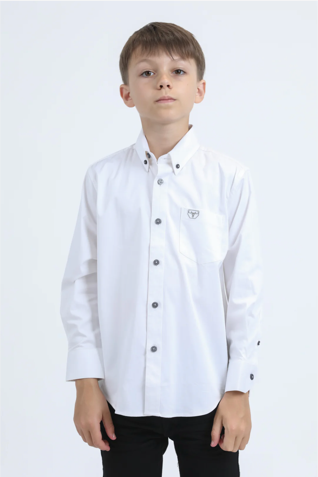 Platini Kids Long Sleeve Rolex Button Up