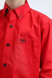 Platini Kids Long Sleeve Rolex Button Up
