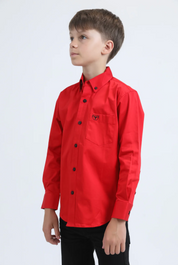 Platini Kids Long Sleeve Rolex Button Up