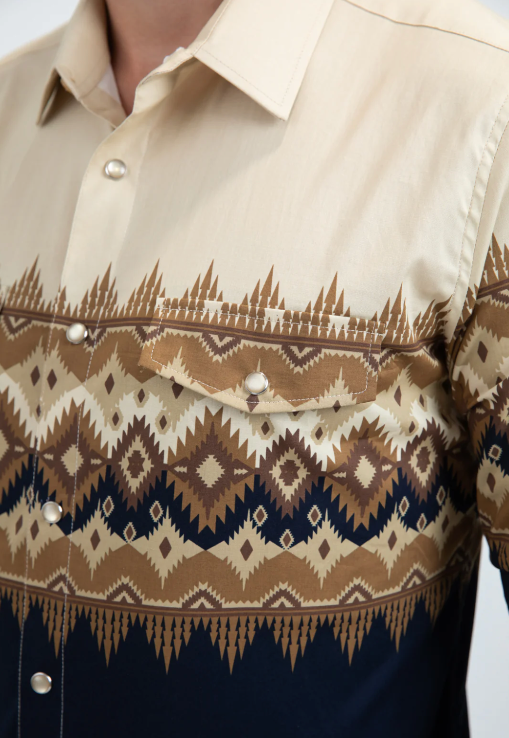 Platini Long Sleeve Lorenz Pearl Snap