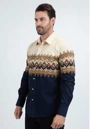 Platini Long Sleeve Lorenz Pearl Snap