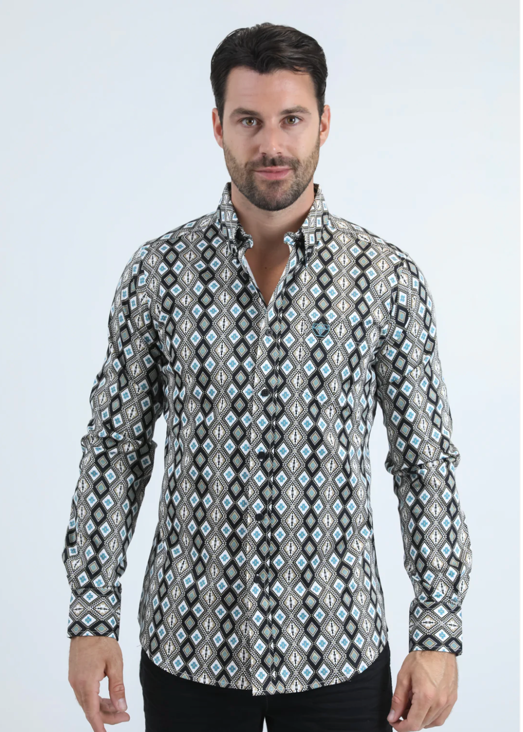 Platini Long Sleeve Scott Button Up